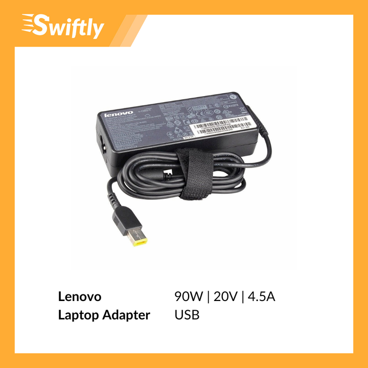 Lenovo 90W 20V 4.5A USB Laptop Adapter