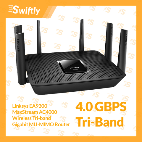 MiscLinksys-EA9300-MaxStream-AC4000-Wireless-Tri-band-Gigabit-MU-MIMO-Router