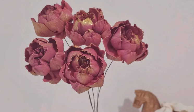 牡丹花型索拉花推薦 - 手工索拉花