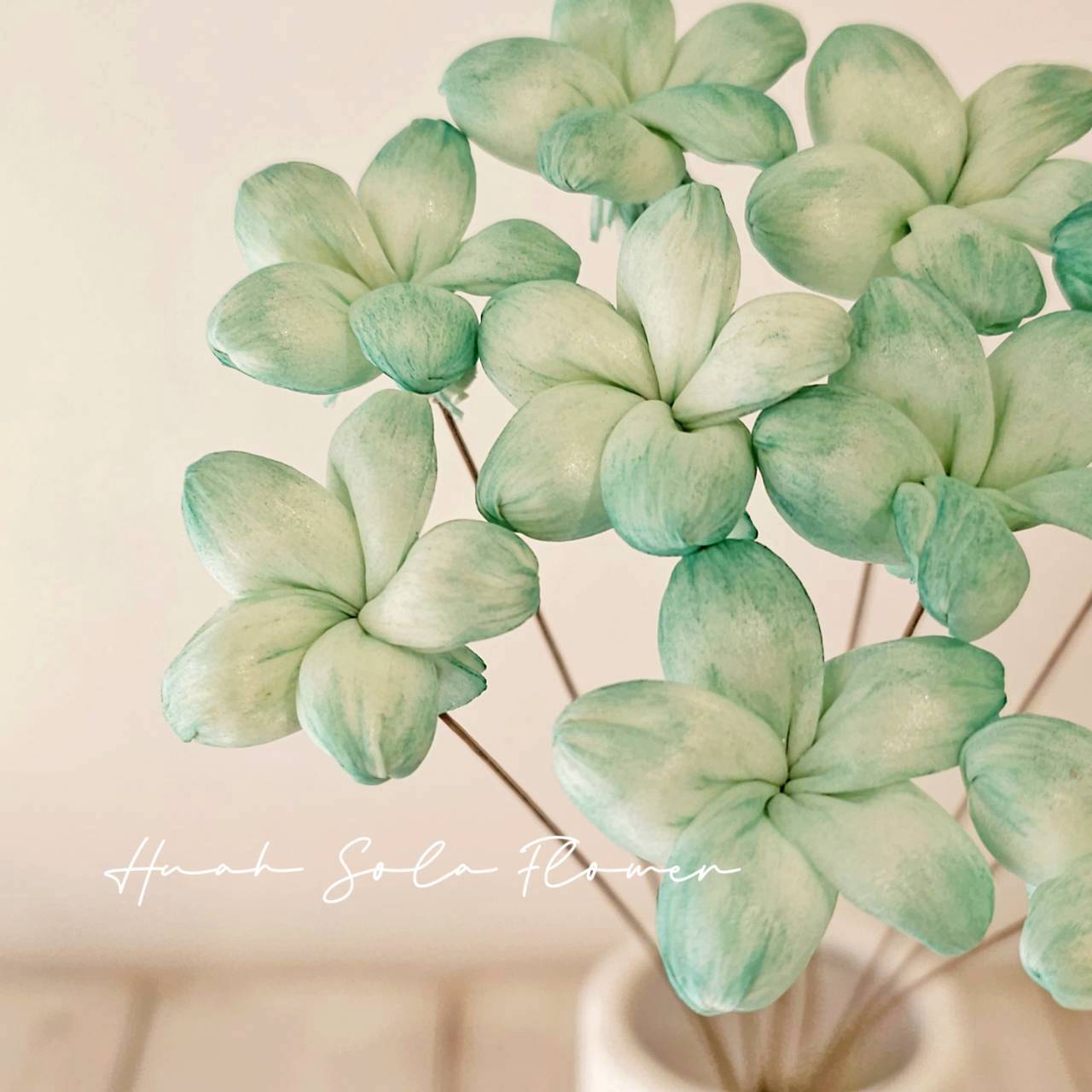 椛家水染 氣質可愛 星星小茉莉 3.5CM〔 森野朝露 〕索拉花 手工花禮