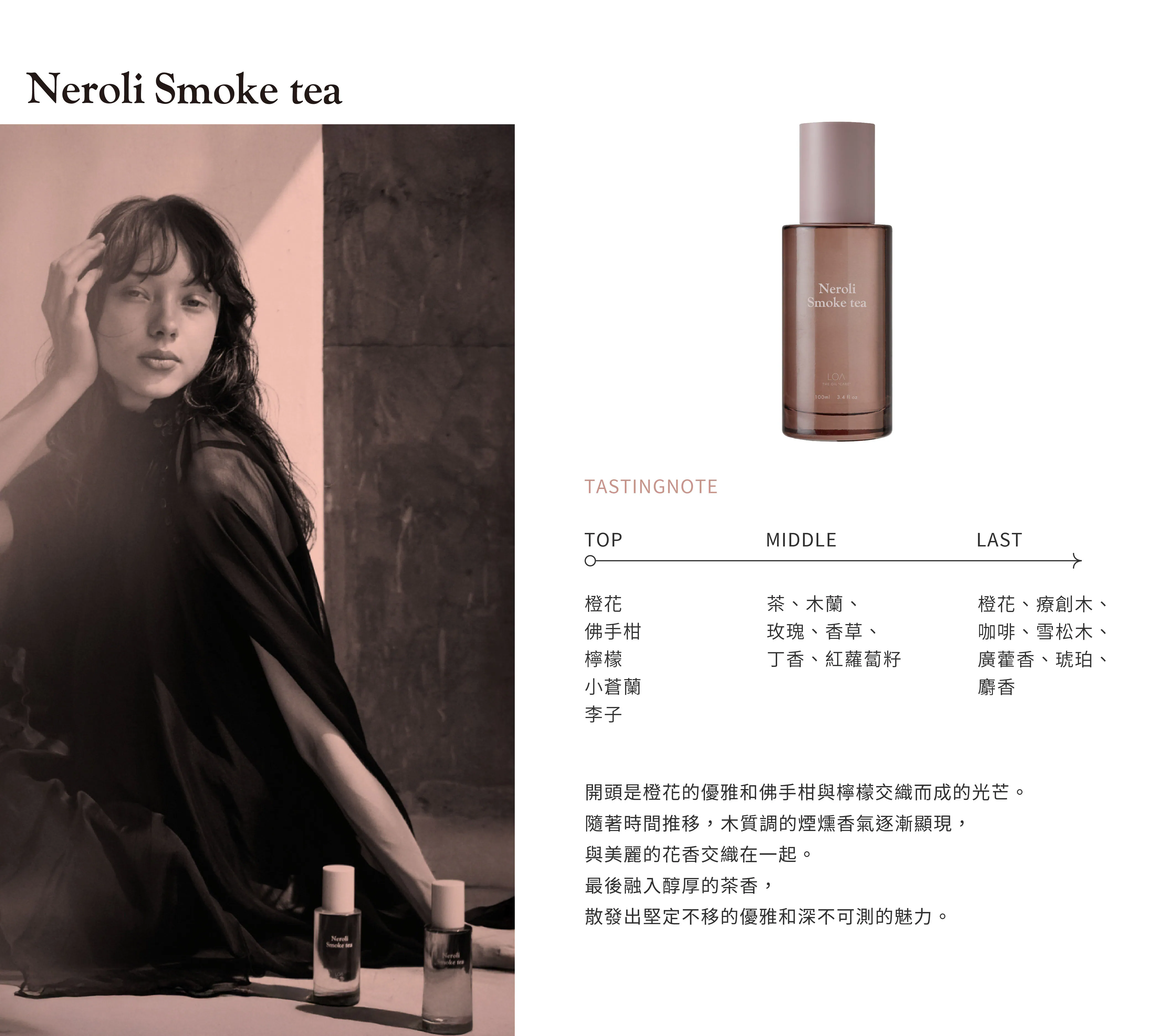 LOA 護髮精華 橙煙茶香 100ml
