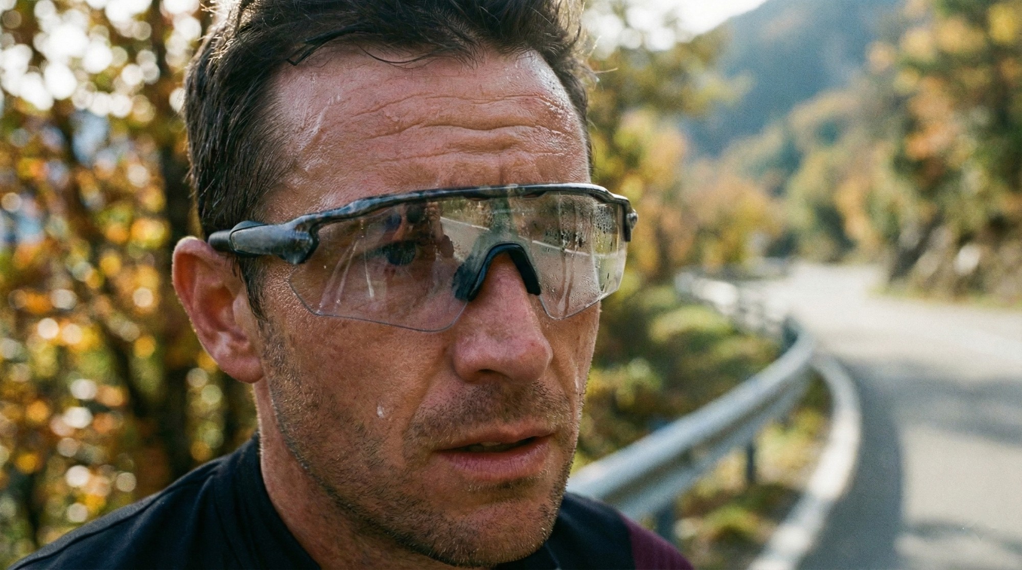 汗水與單車眼鏡的搏鬥