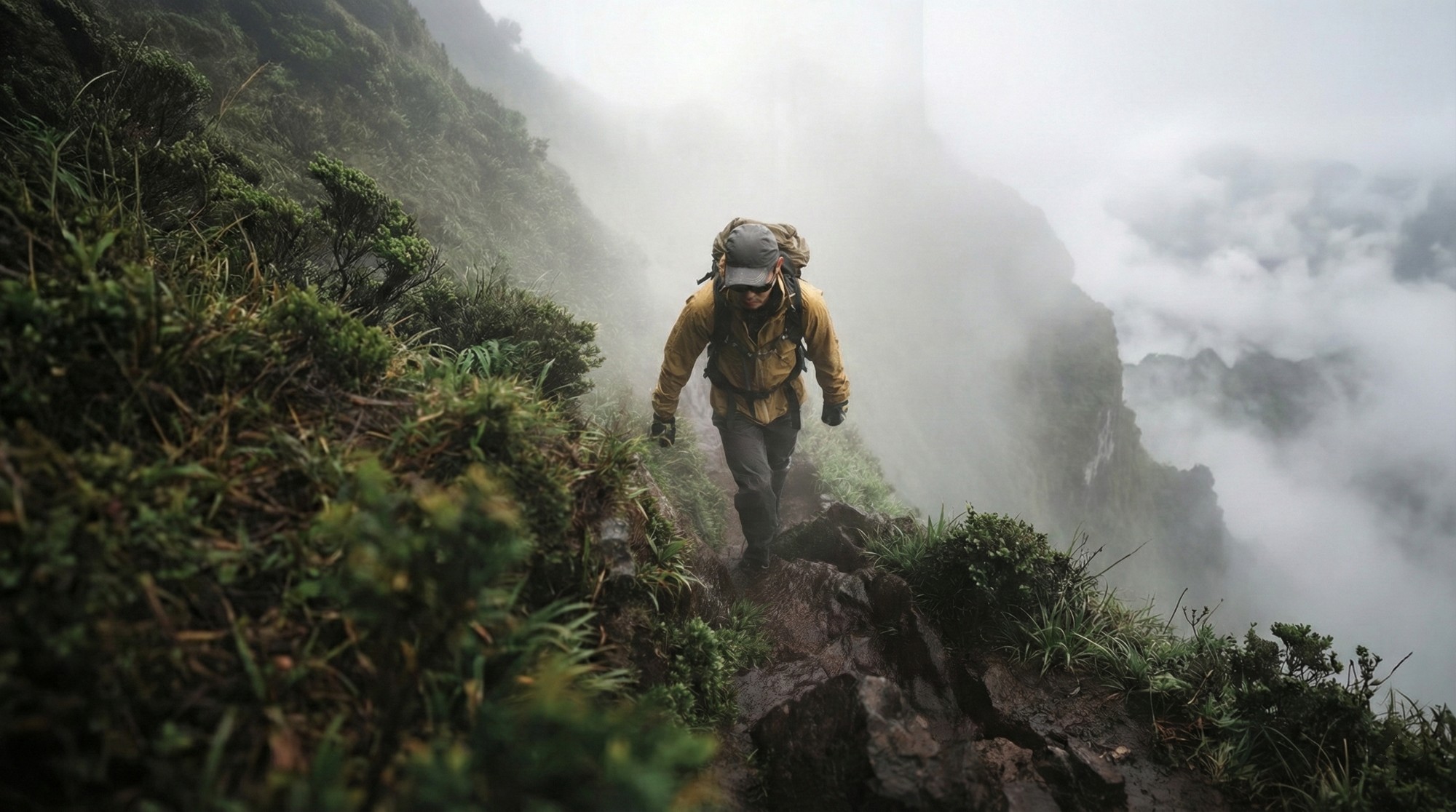 自行車騎士衝出黑暗隧道瞬間，佩戴 KAKU 變色眼鏡