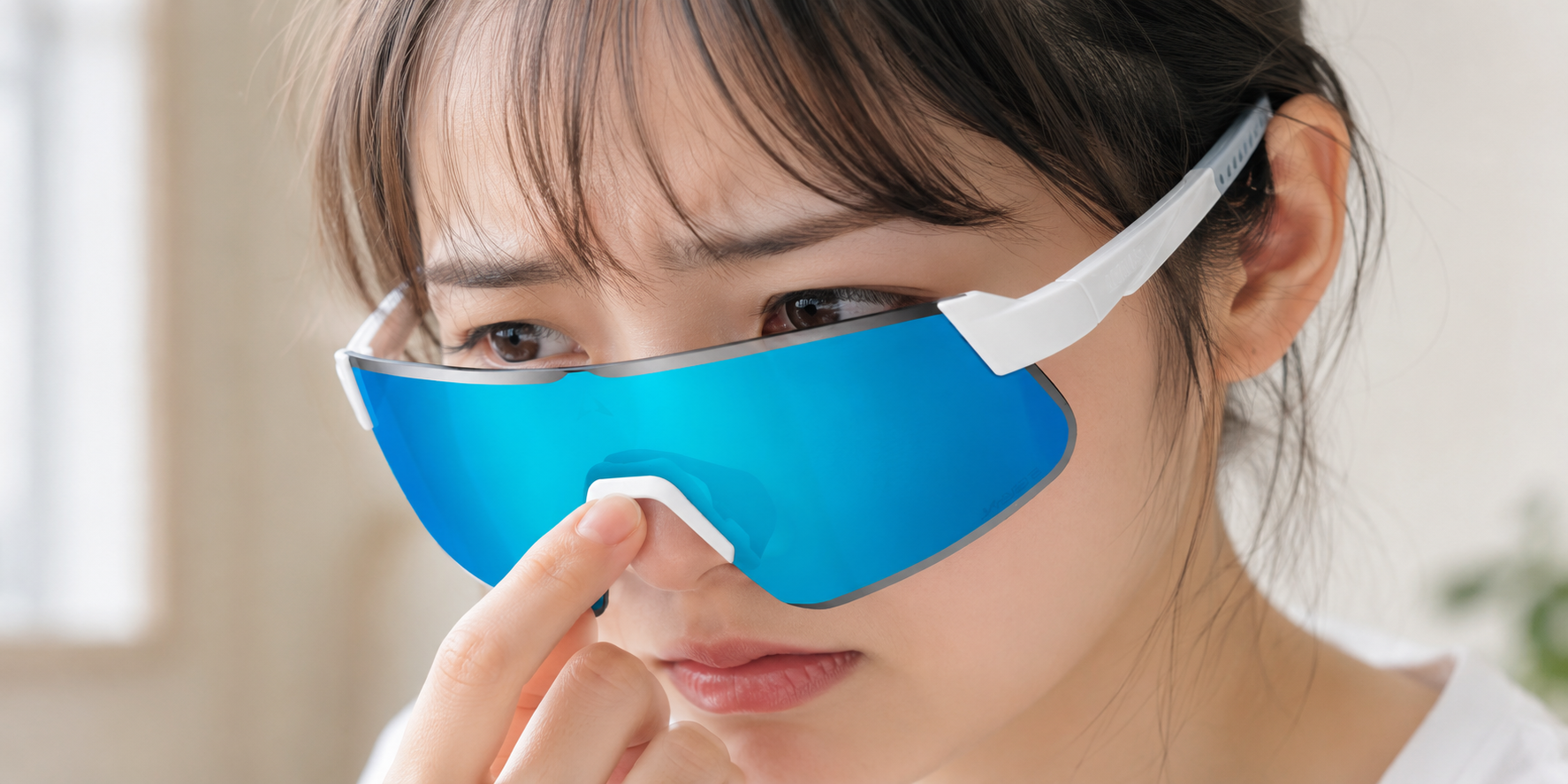小臉運動太陽眼鏡不合適的痛點：眼鏡滑落與壓迫顴骨