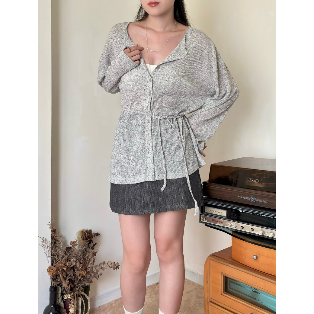 百搭綁繩針織衣_6