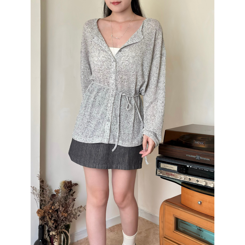 百搭綁繩針織衣_7