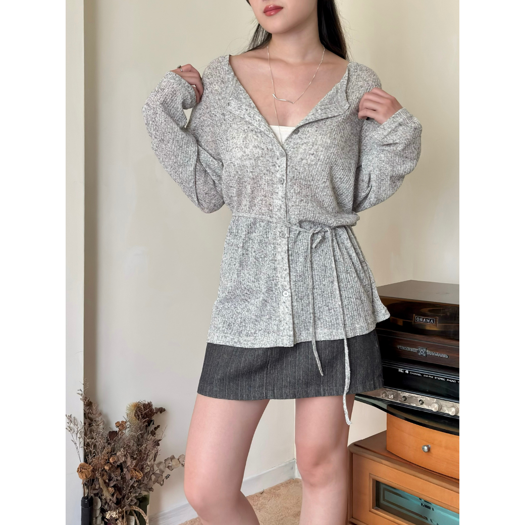 百搭綁繩針織衣_8