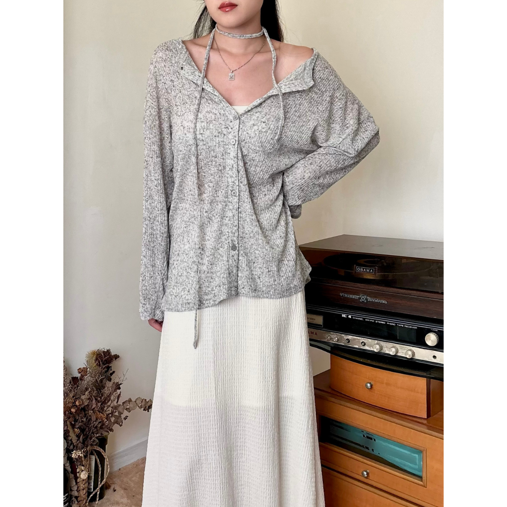 百搭綁繩針織衣_5