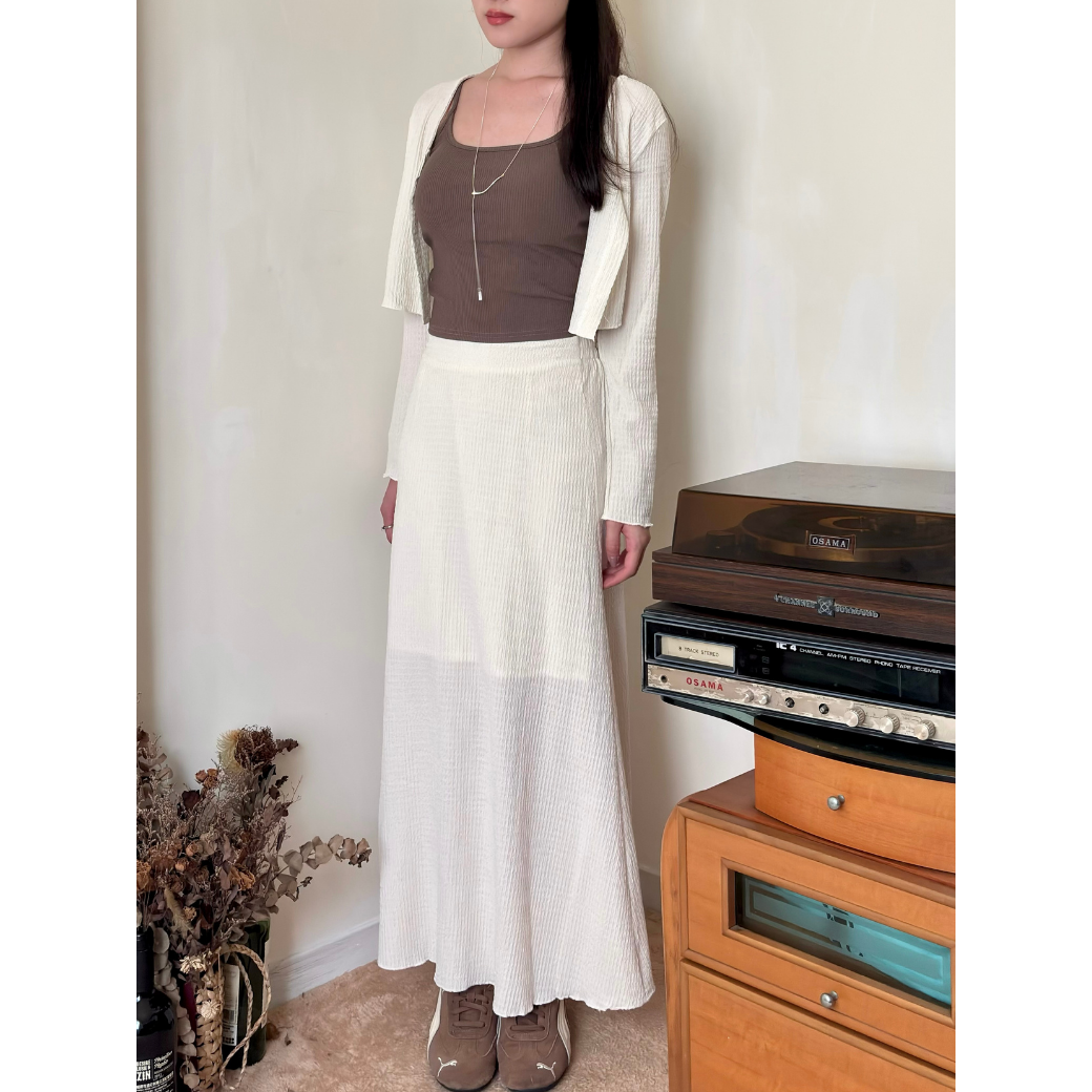 鄰家女孩長裙套裝_4