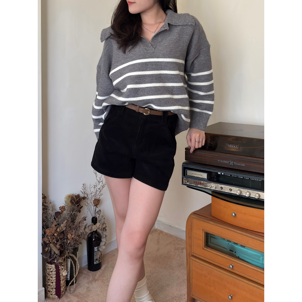 暖冬燈心絨短褲5