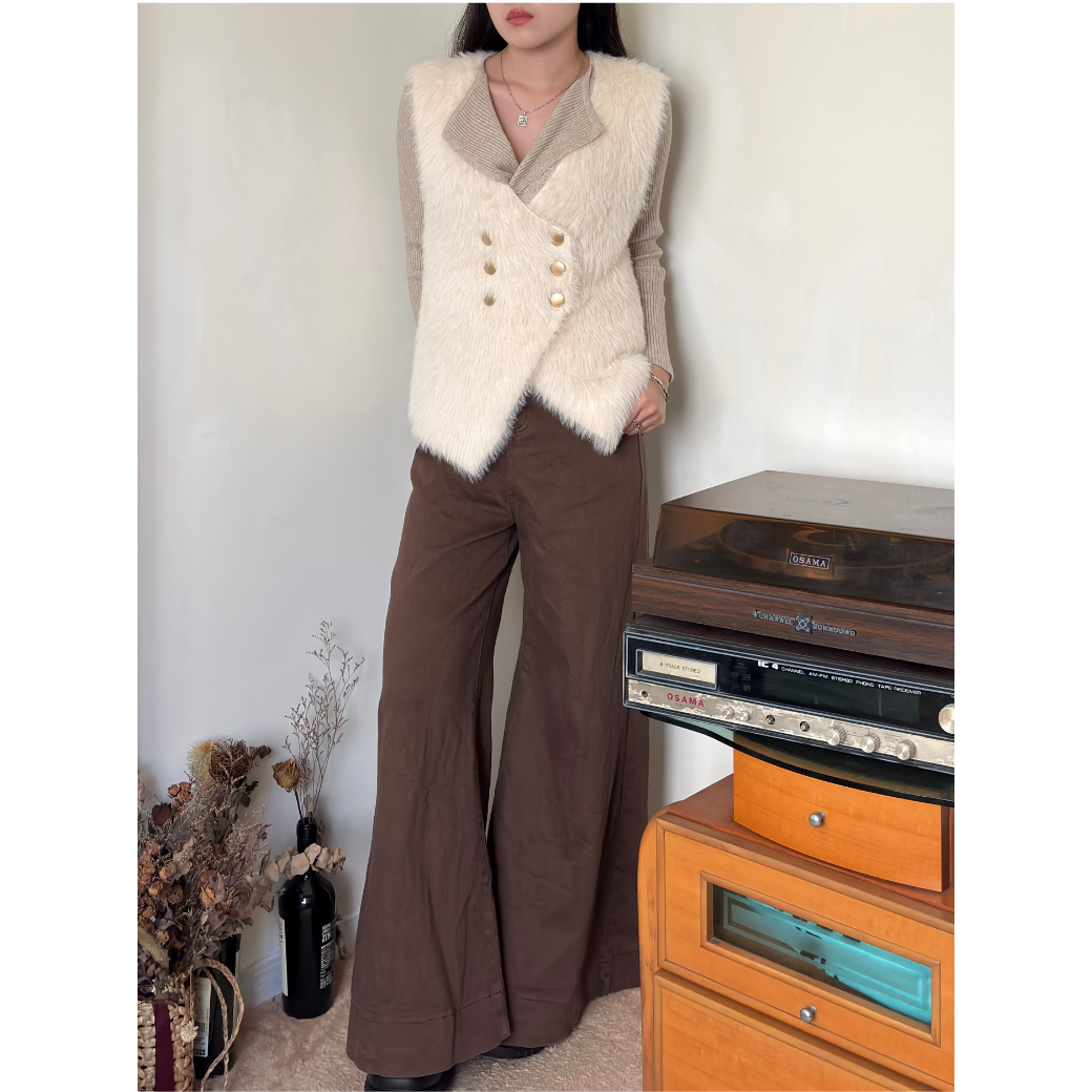 暖暖水貂毛背心8