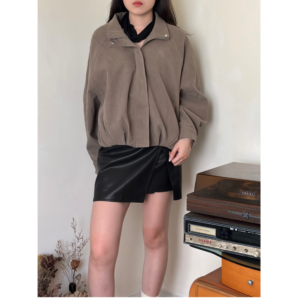 復古麂皮外套7