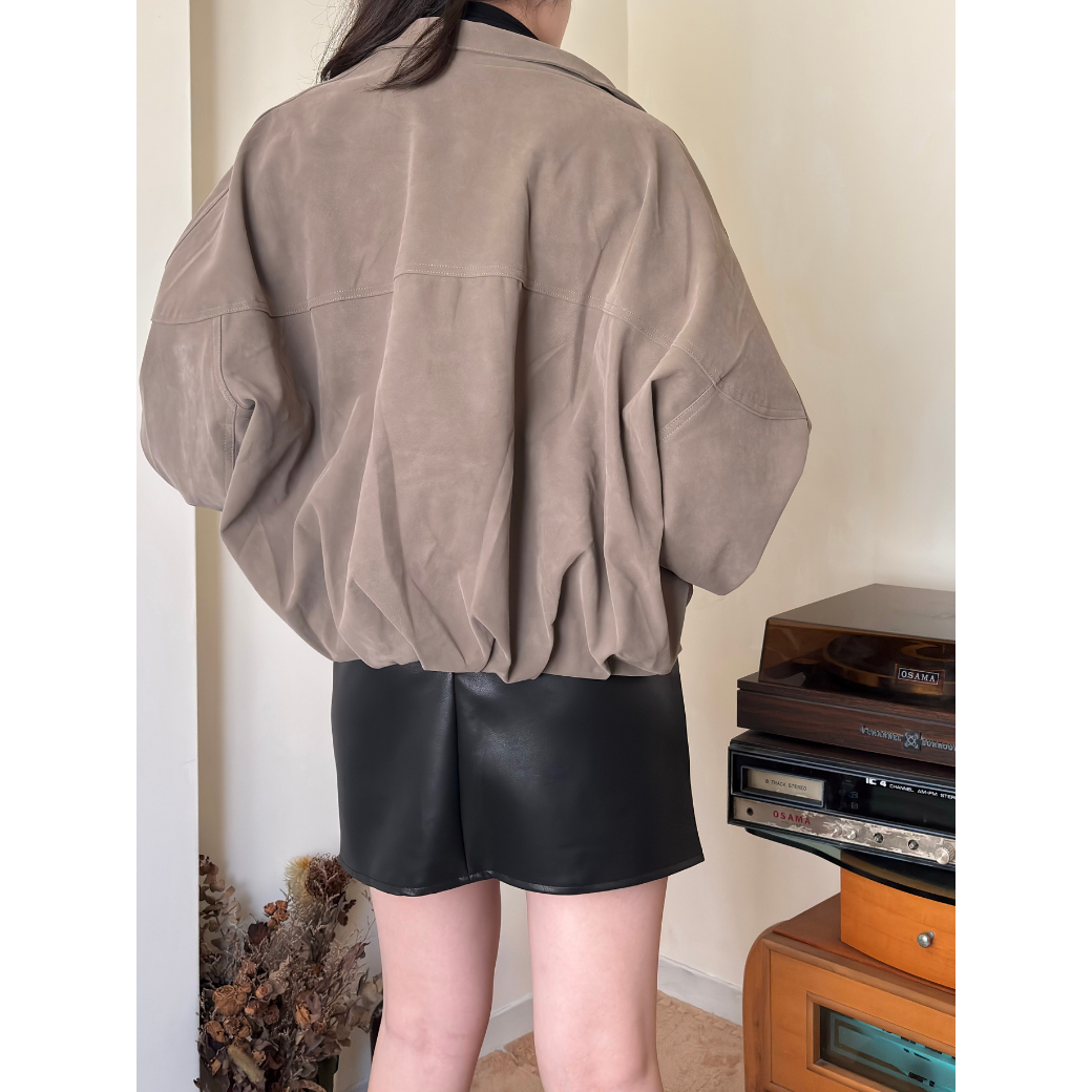 復古麂皮外套10