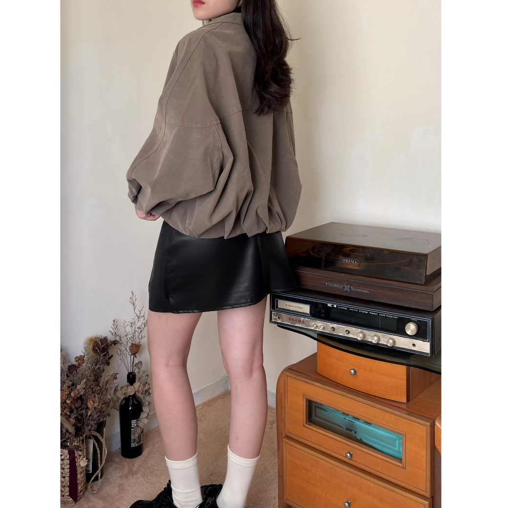 復古麂皮外套12