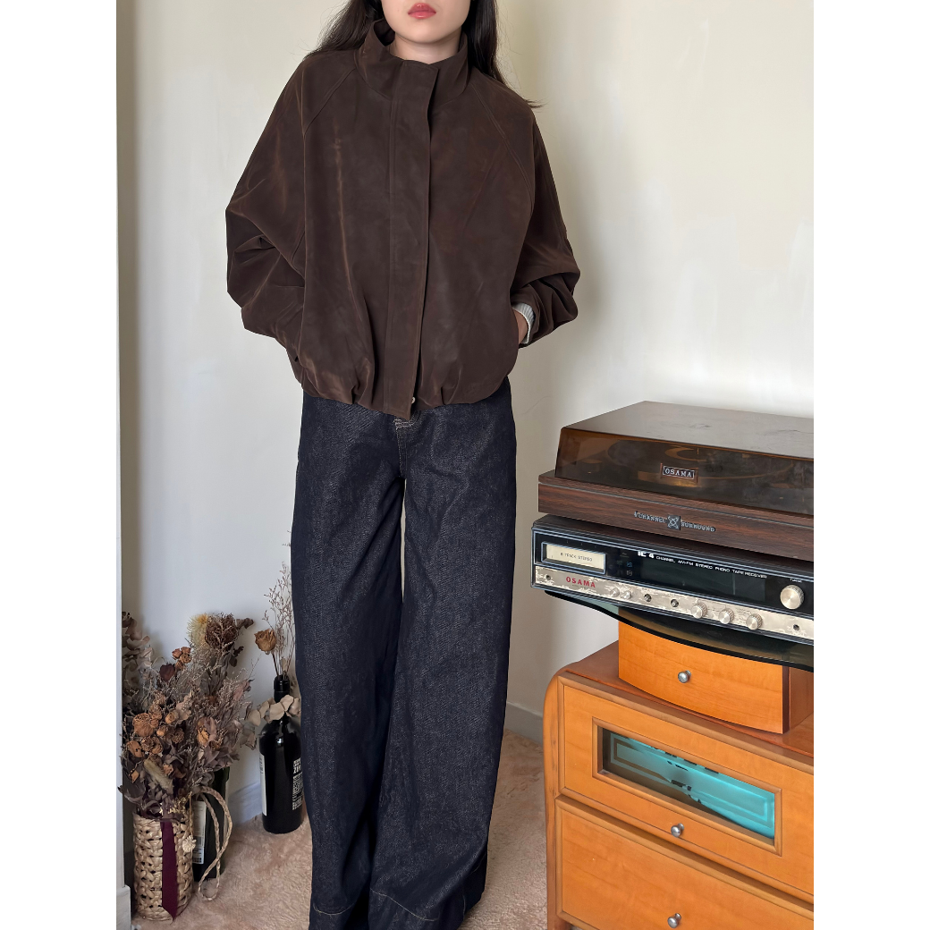 復古麂皮外套13