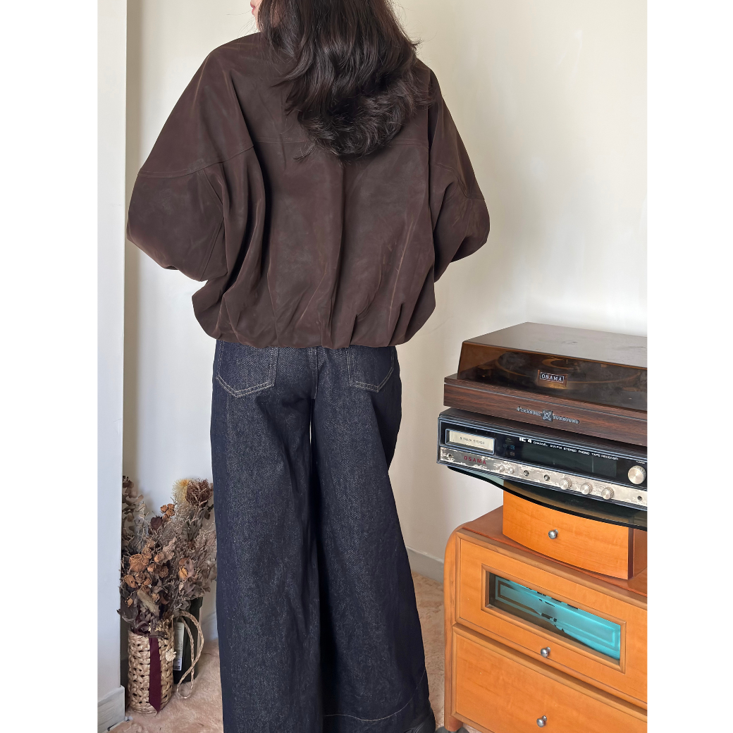 復古麂皮外套16