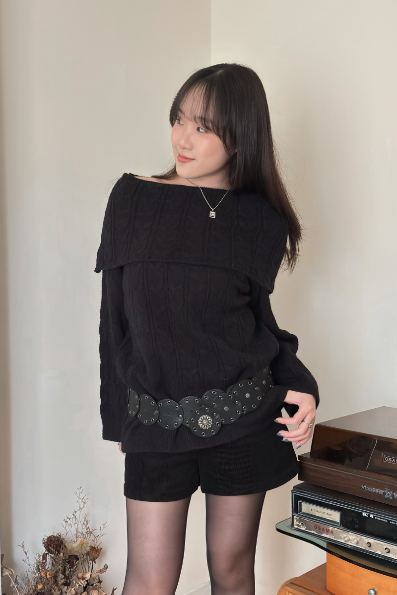 大翻領針織毛衣_黑__6_800x1200