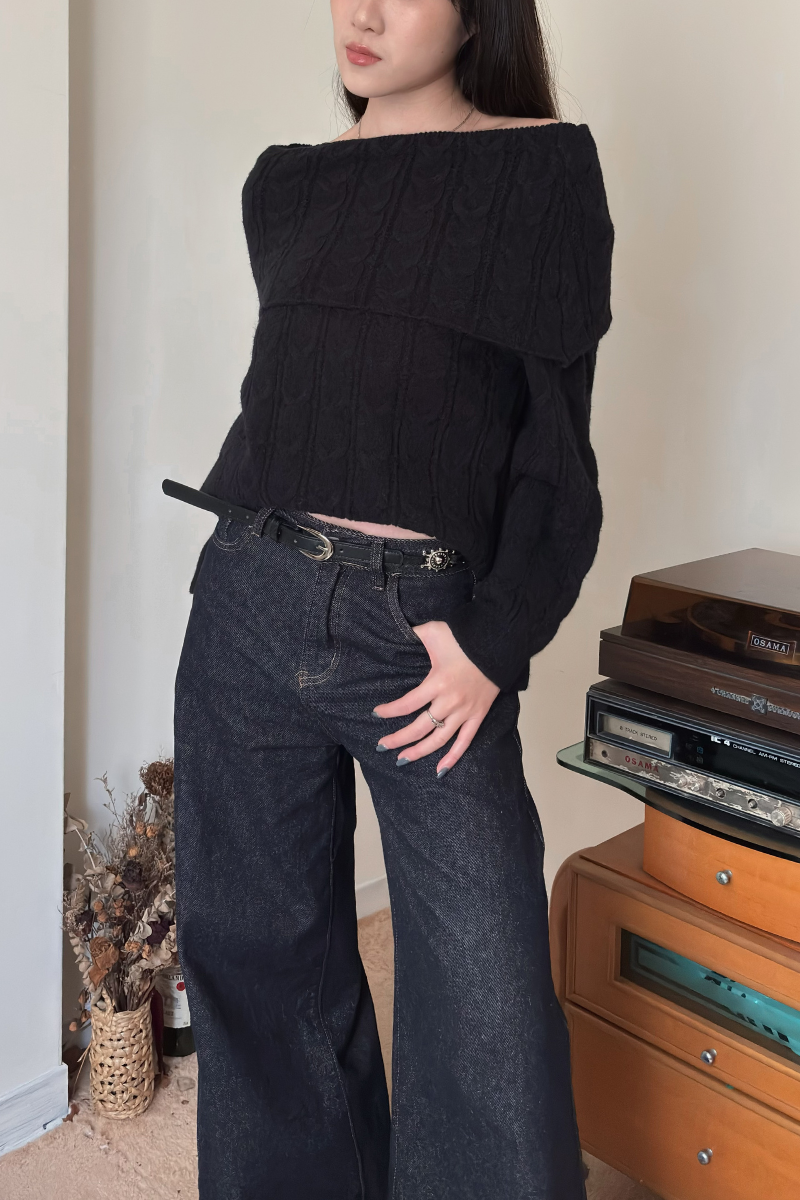 大翻領針織毛衣_黑__8_800x1200