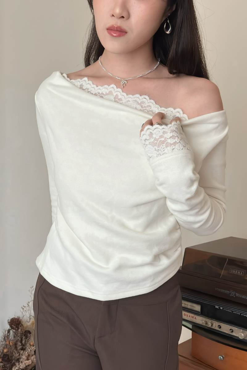 蕾絲拼接斜肩衣_10_800x1200