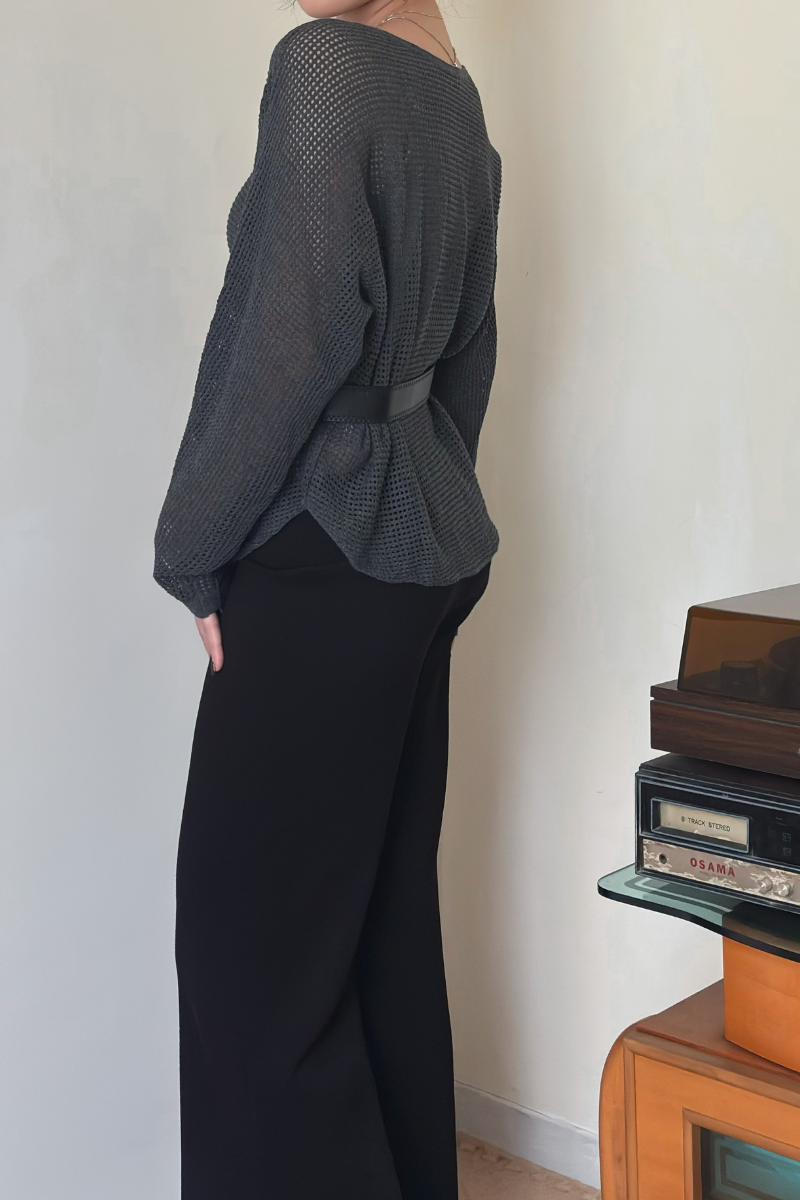 氛圍感透膚鏤空罩衫_灰_4_800x1200