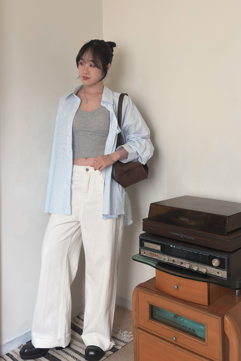 男友感直紋襯衫_藍_8_800x1200