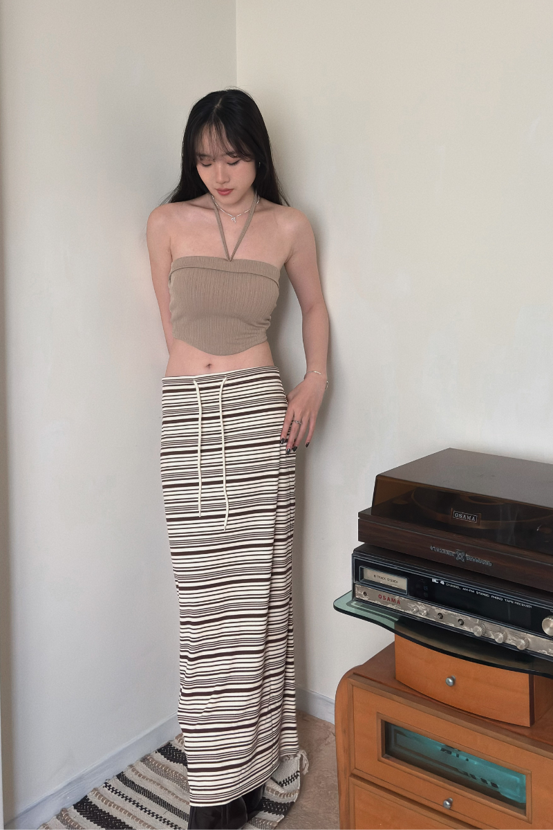 知性美橫條長裙_咖_6_800x1200