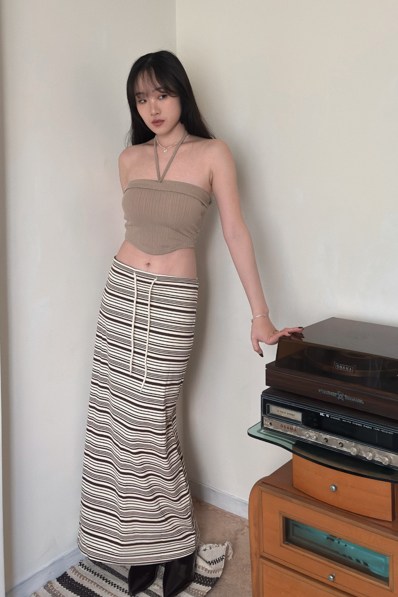 知性美橫條長裙_咖_2_800x1200
