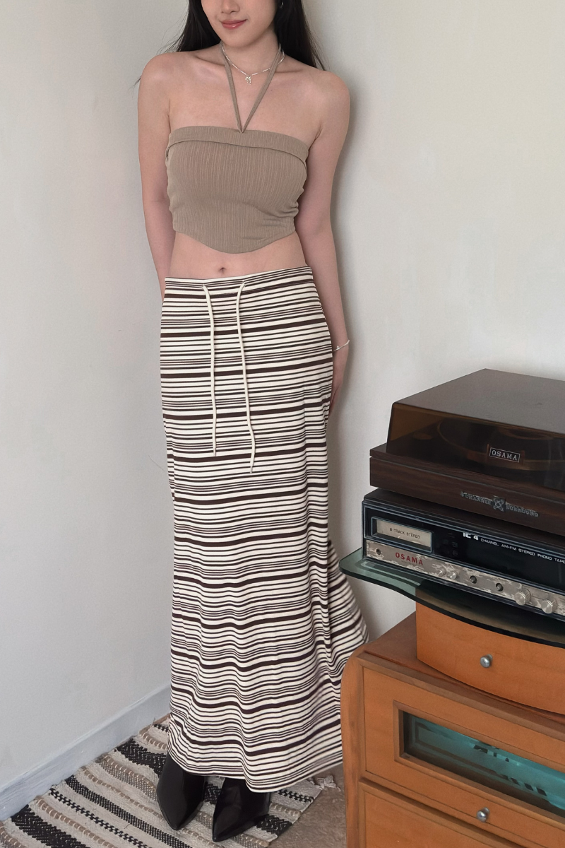 知性美橫條長裙_咖_4_800x1200