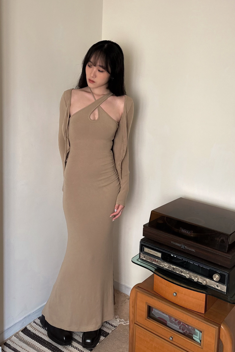 美背交叉長洋裝套裝_奶茶_15_800x1200