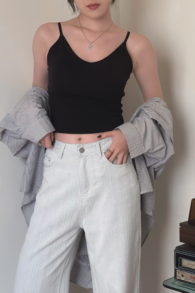 雙V領內在美Bra Top_黑_1_800x1200