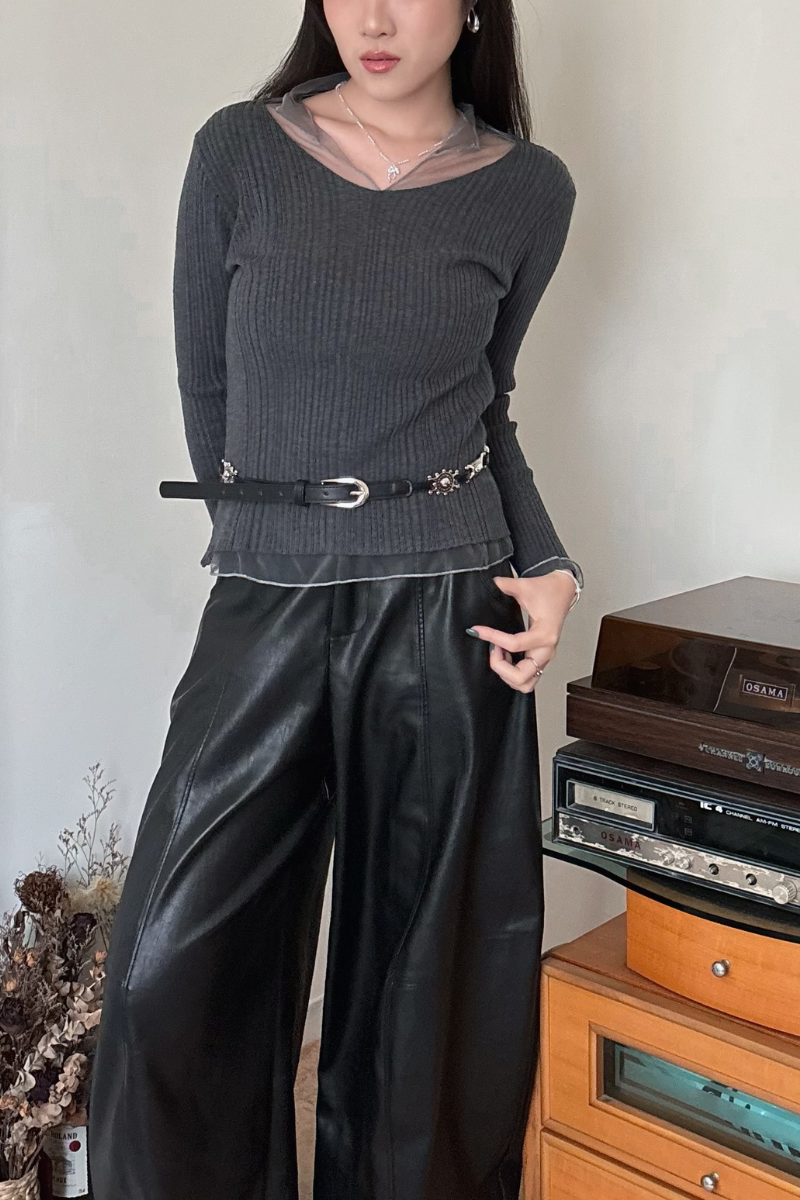 拼接網紗坑條針織衣__2_800x1200