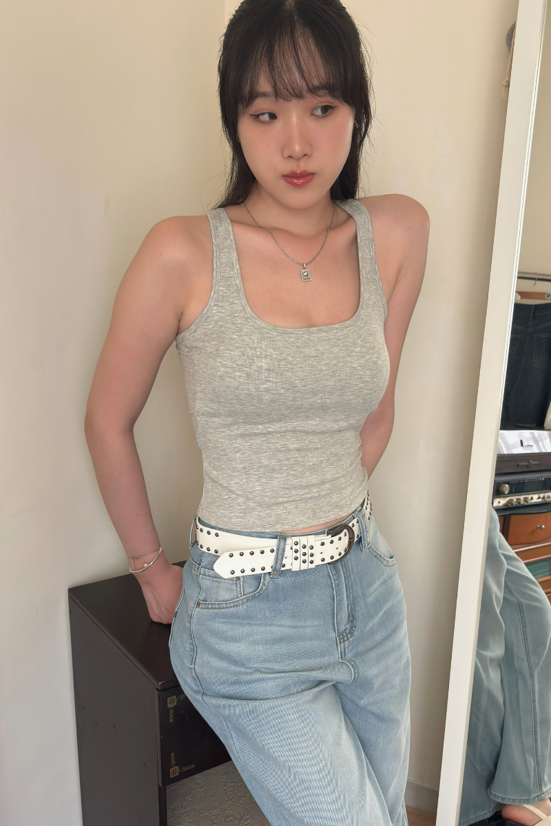 萊賽爾工字Bra Top _灰_1_800x1200