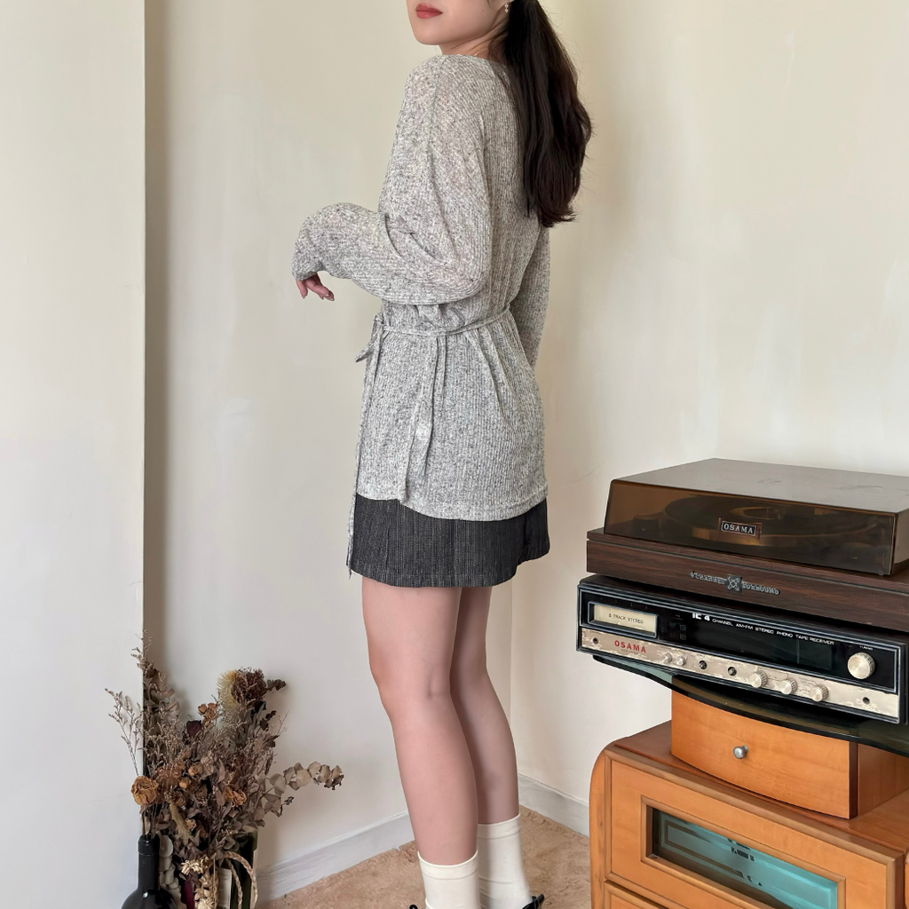 百搭綁繩針織衣_3