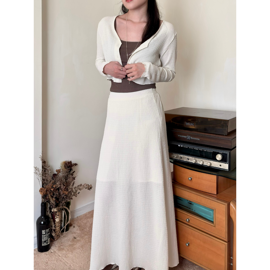 鄰家女孩長裙套裝_3