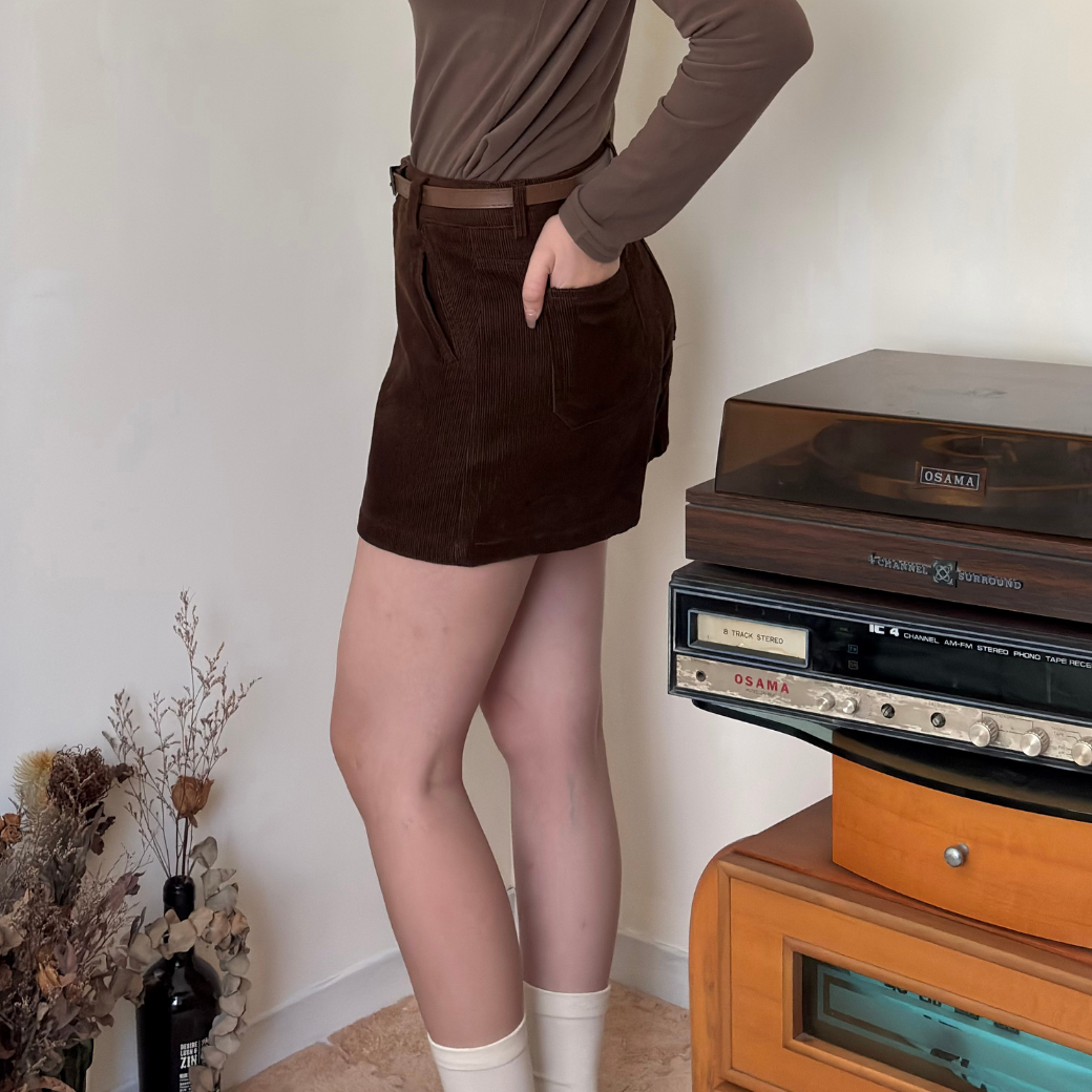 暖冬燈心絨短褲4