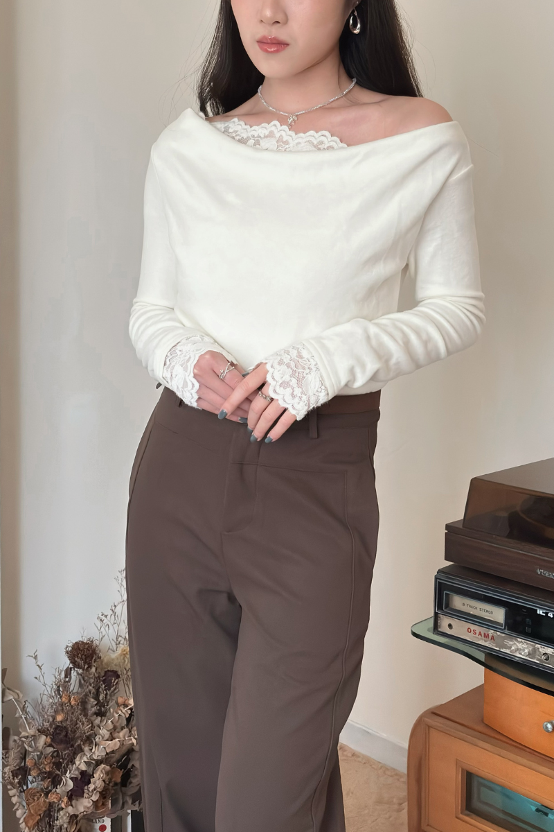 蕾絲拼接斜肩衣_2_800x1200