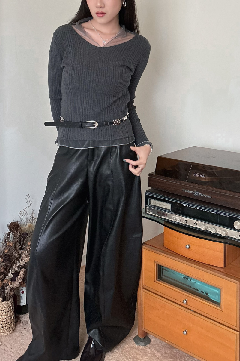 拼接網紗坑條針織衣__2_800x1200