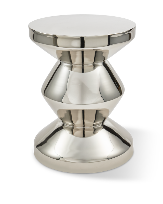 Polspotten Zig Zag Metal Silver
