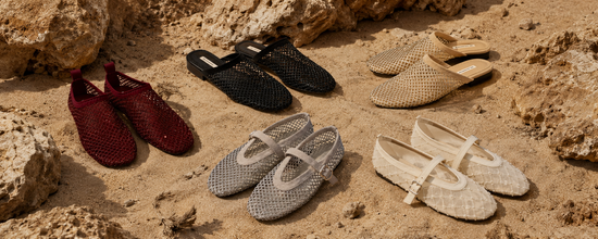 MESH BALLET FLATS | X.O.X.O.