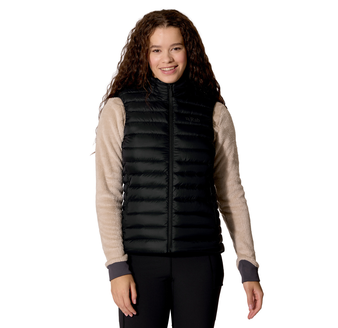 Womens_Microlight_Vest_Black_QDB_97_BLK_model_32