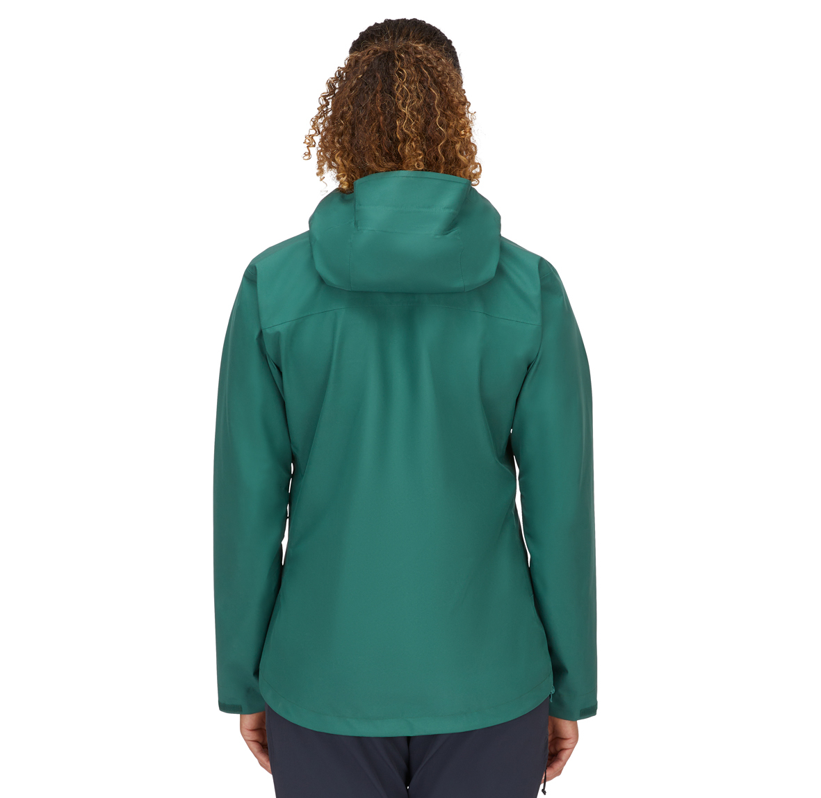 Womens_Namche_GTX_Jacket_GreenSlate_QWH_78_GNS_Model_Back