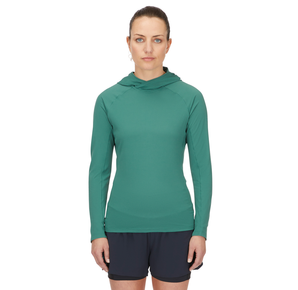 Womens_Sonic_Hoody_Eucalyptus_QBL_71_EUC_Model_Front_Crop