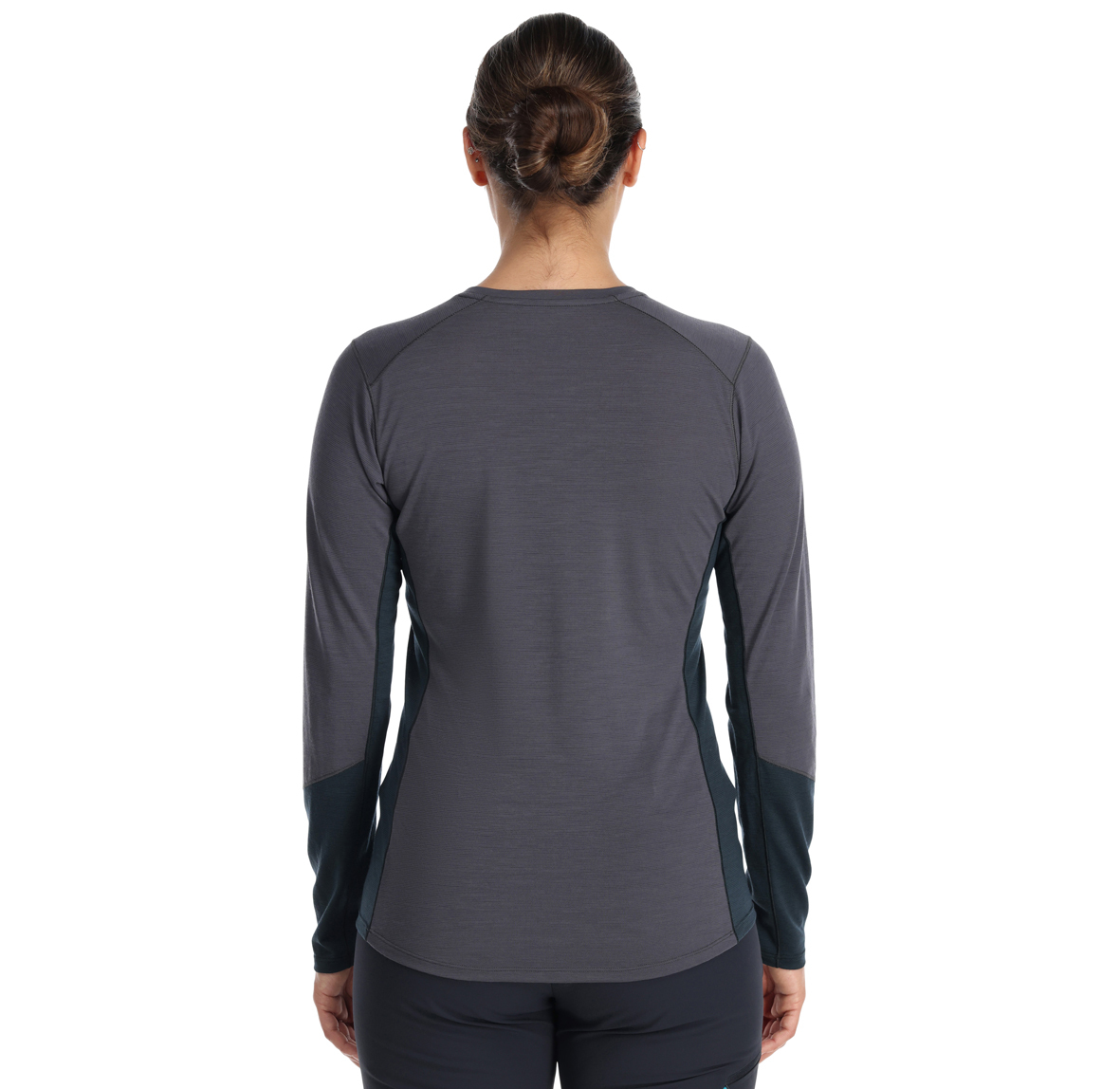 Womens_Syncrino_Base_LS_Tee_Graphene_QBL_33_GRH_DETAIL5