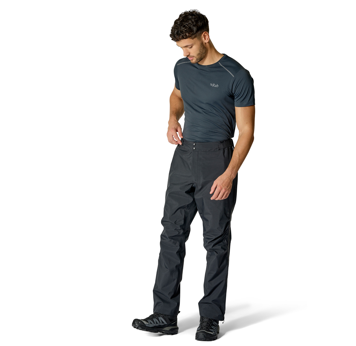 Kangri_GTX_Pants_Black_QWI_50_BLK_model_front