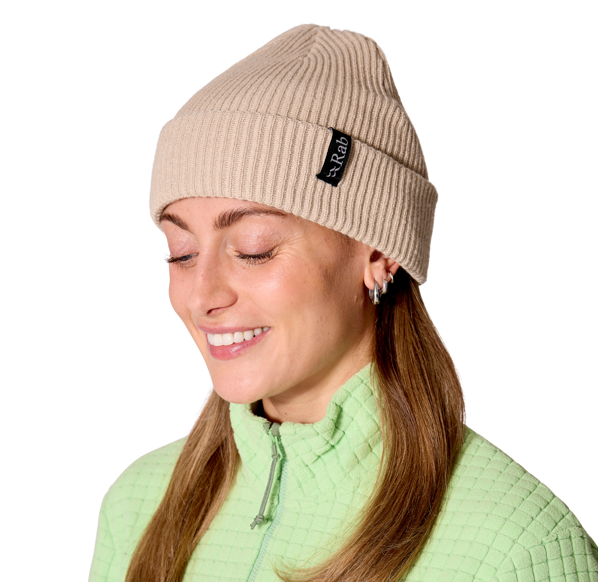 Perimeter_Rolled_Beanie_Pebble_QAB_67_PBE_model_front2
