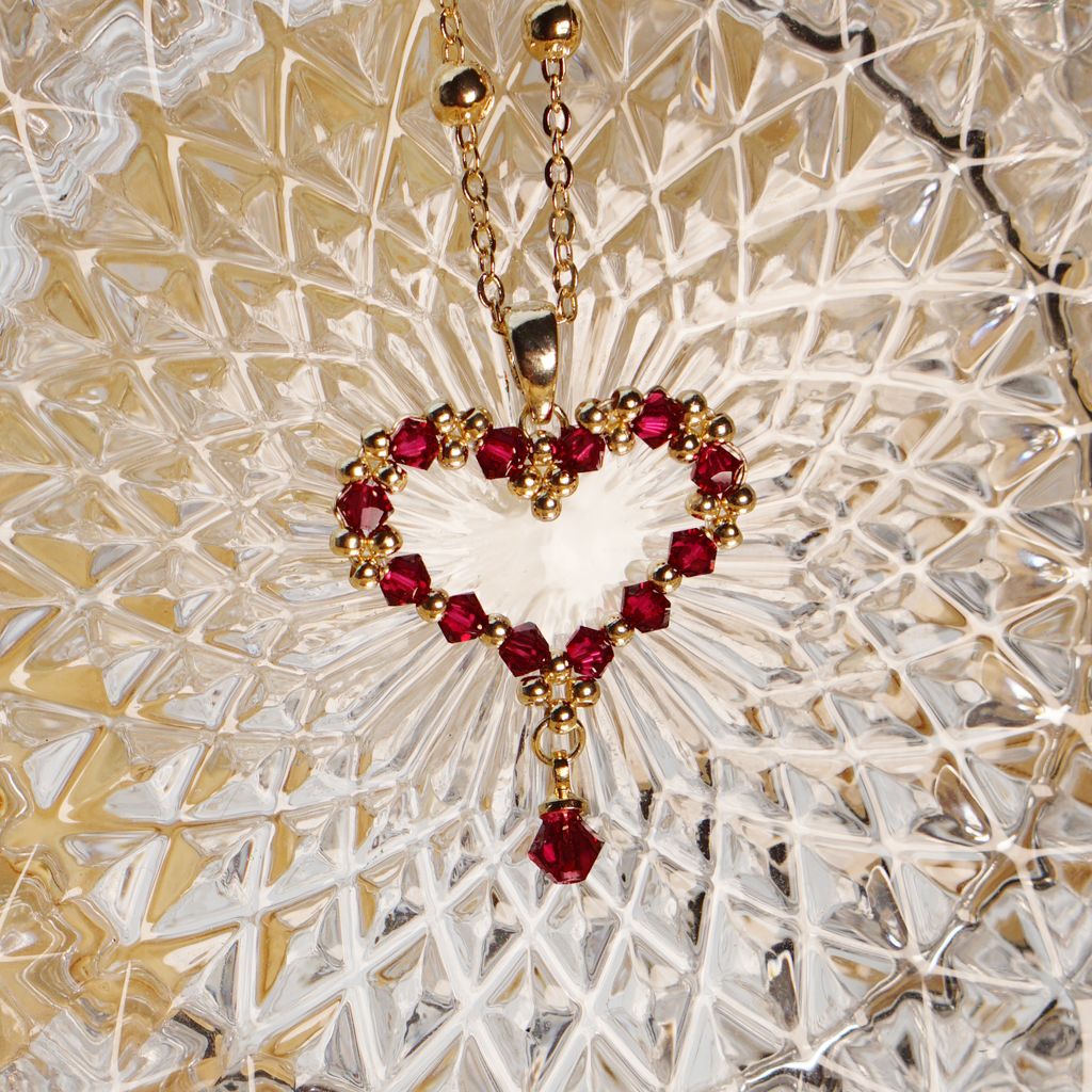 Regalia Necklace in Scarlett