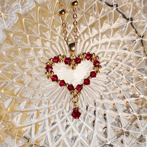 Regalia Necklace in Scarlett