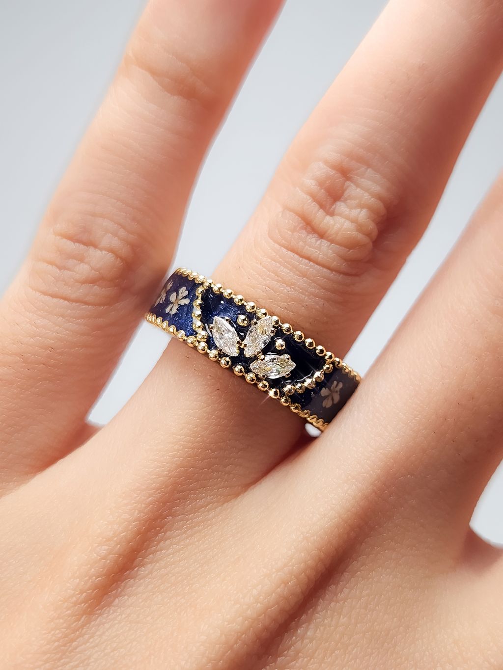 Timora Ring in Regal Blue