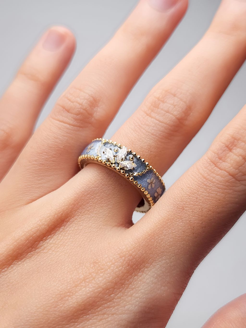 Timora Ring in Celestial Blue