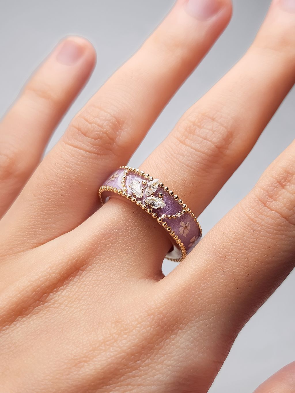 Timora Ring in Wisteria